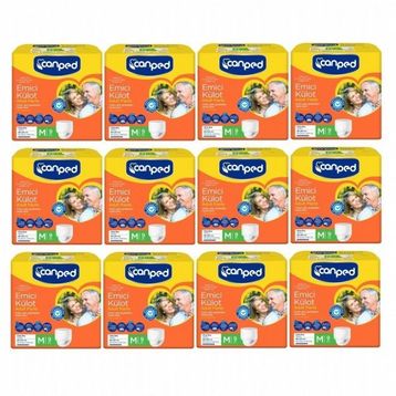 Canped Orta Medium 85-125 cm 108 Adet Emici Külot