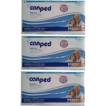 Canped Polietilenli Bel Bantlı Orta Boy 3x30 Hasta Bezi