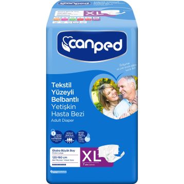 Canped XL Beden 42 Adet Belbantlı Yetişkin Hasta Bezi