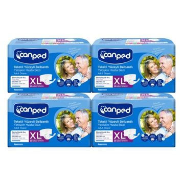 Canped XL Bel Bantlı 120 Adet Hasta Bezi