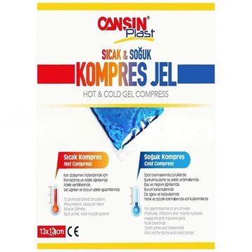 Cansın 13x13 cm No: 207 Sıcak & Soğuk Jel Kompres