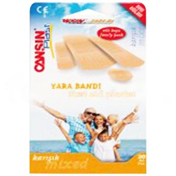 Cansın Plast 20 Adet Karışık Yara Bandı