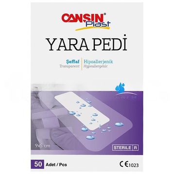 Cansın Plast 9x30 cm Şeffaf Yara Pedi