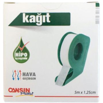 Cansın Plast Non-Woven 5 mt 1.25 cm Kağıt Flaster