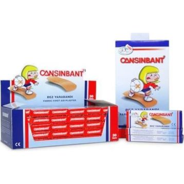 Cansınbant 1 Paket 10'lu Bez Yara Bandı