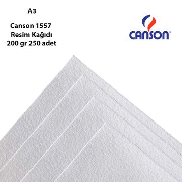 Canson 1557 200 gr 250 Adet Resim Kağıdı