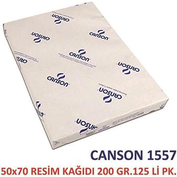 Canson 1557 50x70 200 GR 125 Adet Resim Kağıdı