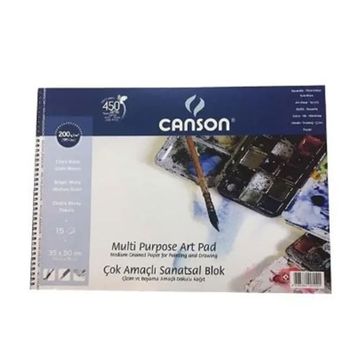Canson 200 gr 125'li 35x50 Resim Kağıdı