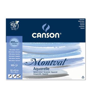 Canson 200 gr 32x41 cm 100 Yaprak Blok Montval Sulu Boya