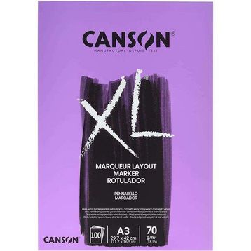 Canson 5702514 XL A3 70 gr 100 Sayfa Marker Pad