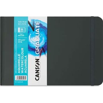 Canson C31200L028 Graduate 21.6x14 cm 250 gr 28 Yaprak Ciltli Sulu Boya Defteri
