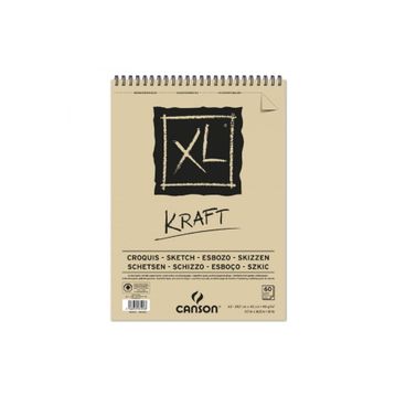 Canson XL Kraft A3 90 gr 60 Sayfa Eskiz Defteri