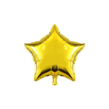 Cansüs 45 cm Gold Yıldız Folyo Balon