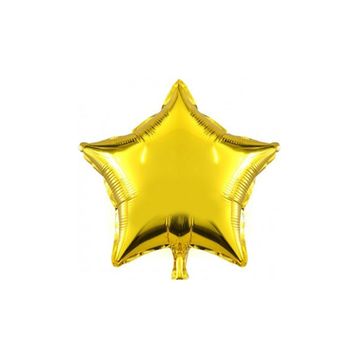 Cansüs 45 cm Gold Yıldız Folyo Balon