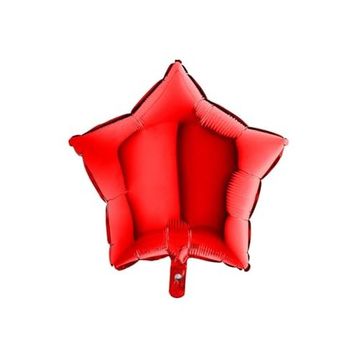 Cansüs 45 cm Kırmızı Yıldız Folyo Balon