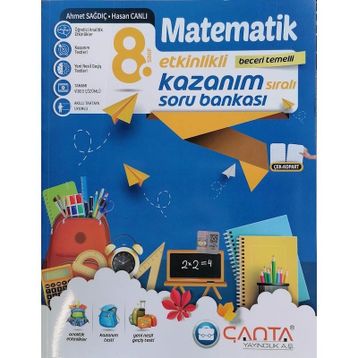 Çanta 8. Sınıf Lgs Yeni Matematik Etkinlikli Kazanım Soru Bankası
