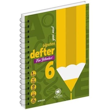Çanta Yayıncılık - 6. Sınıf Fen Bilimleri Okula Yardımcı Öğreten Defter