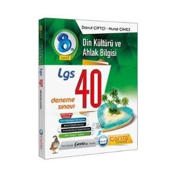 Çanta Yayıncılık 8. Sınıf Din Kültürü LGS 40 Deneme Sınavı