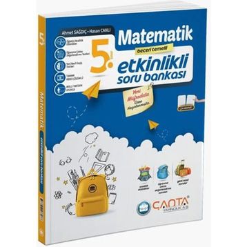 Çanta Yayınları 2025 5. Sınıf Matematik Etkinlikli Kazanım Soru Bankası