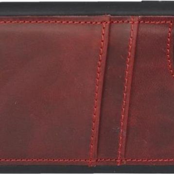 Çantayurdu iPhone 13 Hakiki Deri Kapak Back Cover Kartlıklı Kırmızı Telefon Kılıfı