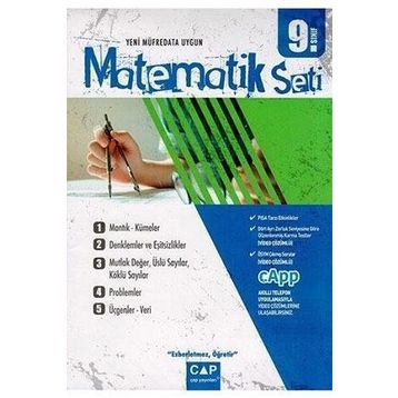 Çap 9. Sınıf Matematik Seti Çap Yayınları