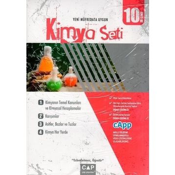 Çap Yayınları 10. Sınıf Anadolu Lisesi Kimya Seti