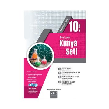 Çap Yayınları 10. Sınıf Kimya Seti - kollektif