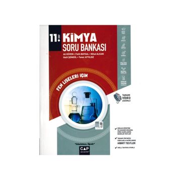 Çap Yayınları 11. Sınıf Fen Lisesi Kimya Soru Bankası