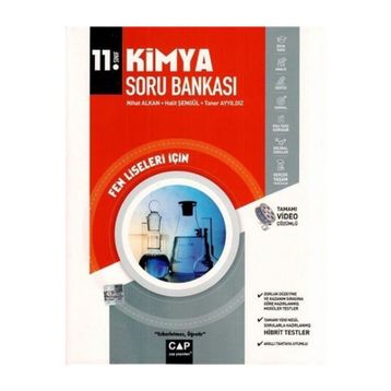 Çap Yayınları 11. Sınıf Fen Lisesi Kimya Soru Bankası