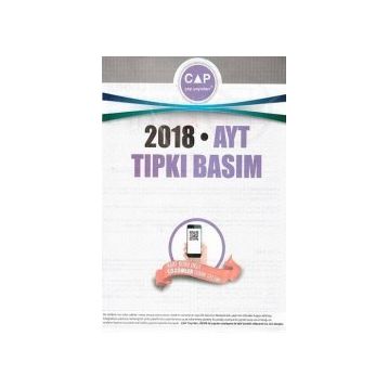 Çap Yayınları 2018 AYT Tıpkı Basım