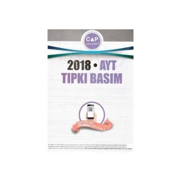 Çap Yayınları 2018 AYT Tıpkı Basım
