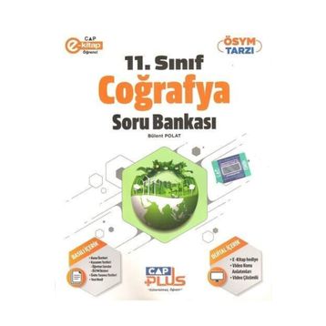 Çap Yayınları 2023 11. Sınıf Anadolu Coğrafya Soru Bankası