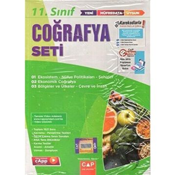 Çap Yayınları 2023 11. Sınıf Coğrafya Seti