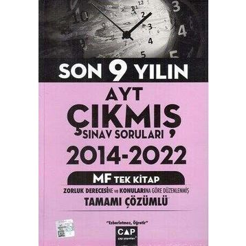 Çap Yayınları AYT MF Tek Kitap Son 9 Yılın Çıkmış Soruları