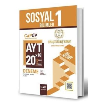 Çap Yayınları - AYT Sosyal Bilimler 1 20 X 16 Up Deneme
