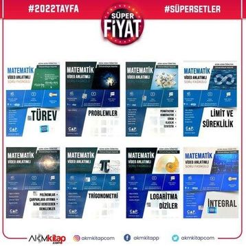 Çap Yayınları Fasikülleri 8 Kitap Set