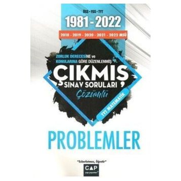 Çap Yayınları Problemler Çıkmış Sınav Soruları