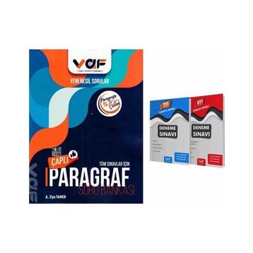 Çap Yayınları Tüm Sınavlar İçin Paragraf VAF Serisi Soru Bankası