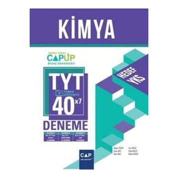 Çap Yayınları Tyt Kimya 40 X 7 Up Deneme