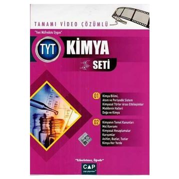 Çap Yayınları Tyt Kimya Seti
