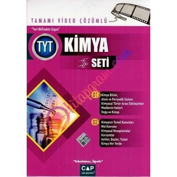 Çap Yayınları Tyt Kimya Seti