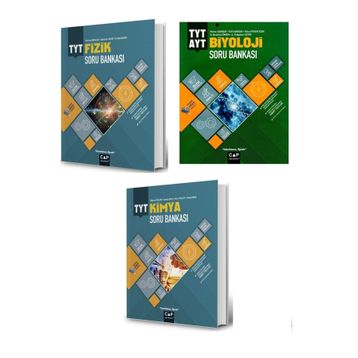 Çap Yayınları TYT Matematik Geometri Fizik Kimya Biyoloji Soru Bankası