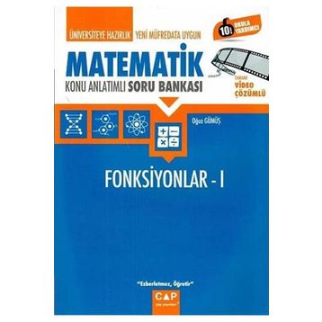 Çap Yayınları Üniversiteye Hazırlık Matematik Fonksiyonlar 1 Konu Anlatımlı