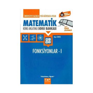 Çap Yayınları Üniversiteye Hazırlık Matematik Fonksiyonlar 1 Konu Anlatımlı