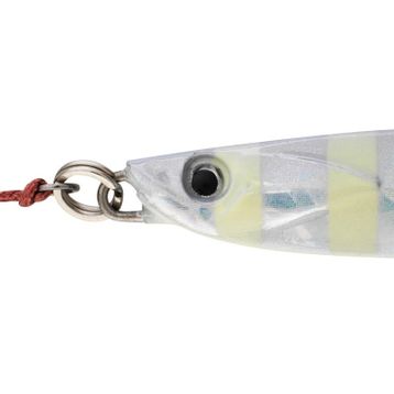 Caperlan Biastos Assist Beyaz Deniz Balıkçılığı Casting Jig Kaşık 20 gr Fosforlu Suni Yem