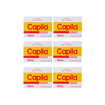 Capila 6x90 gr Kükürtlü Sabun