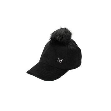 Cappello CAPMC202R001 Siyah Tüylü Düz Kadın Şapka