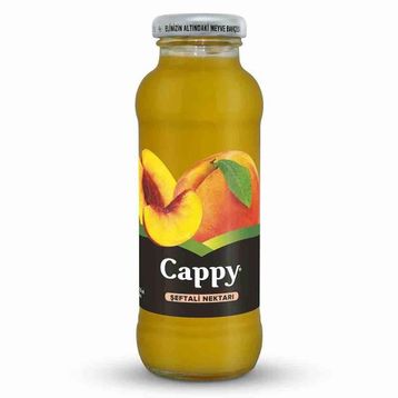 Cappy 250 ml Cam Şeftali Nektarı