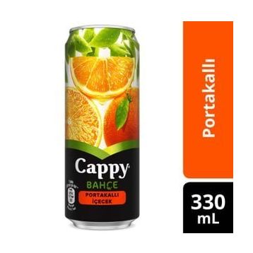 Cappy 330 ml Bahçe Portakallı Kutu İçecek (12 adet)