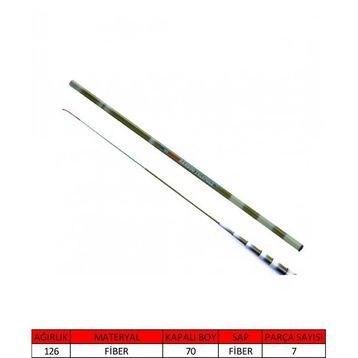 Captain 1065 Bamboo Pole Kısa Kapanır 360 cm Göl Kamışı